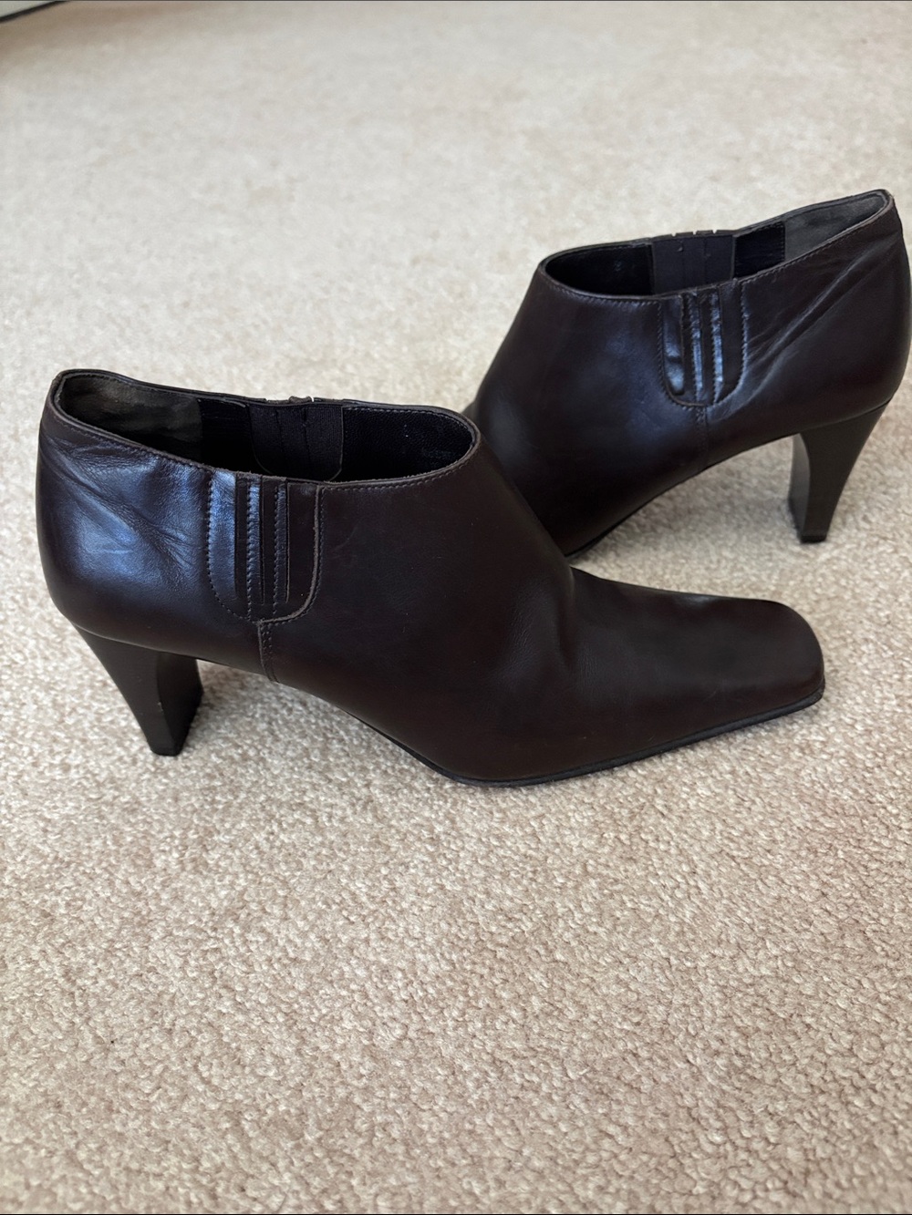 Coach Vintage Brown Ankle Booties